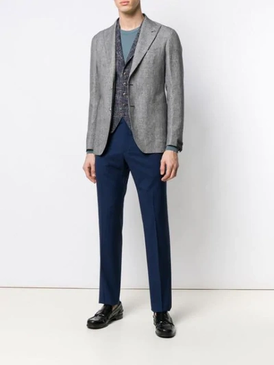 Incotex Classic Tailored Trousers In Blue