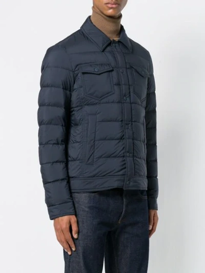 padded button-up jacket