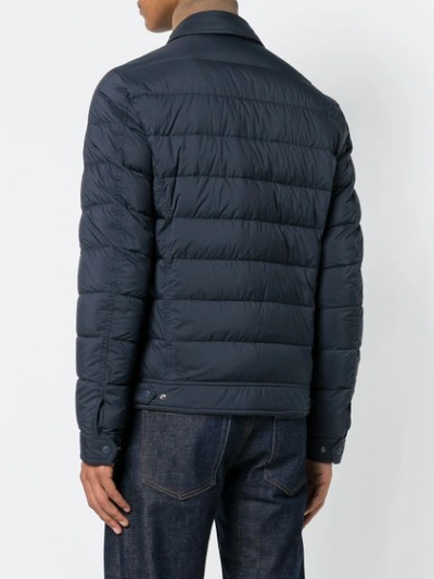 padded button-up jacket