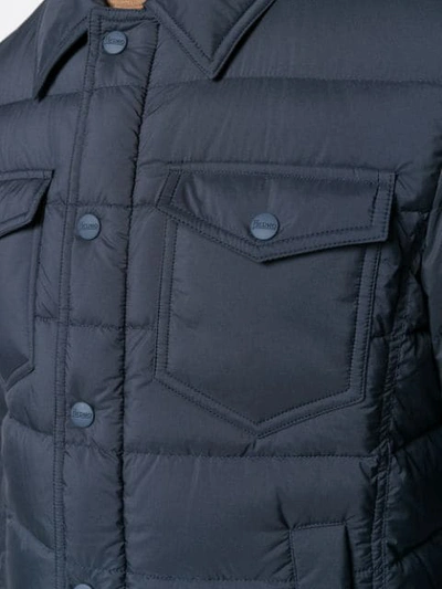 padded button-up jacket