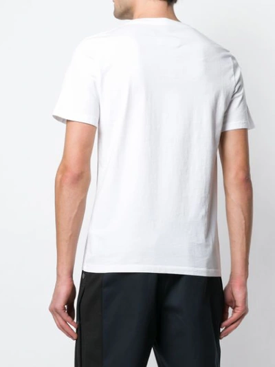 Shop Maison Margiela 'stereotype' Patch T-shirt In White