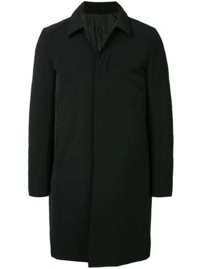 Shop Attachment Boxy Single-breasted Coat - Black