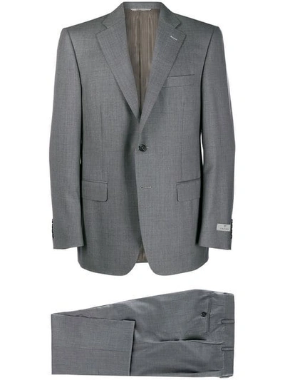 Shop Canali Classic Two-piece Suit In Grey