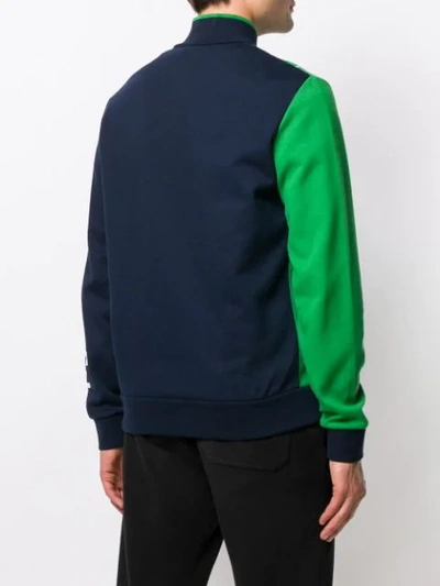 Polo Ralph Lauren Printed Zipped Jacket In Blue