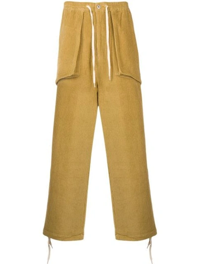 Shop Perks And Mini Pam  Return Corduroy Trousers - Yellow