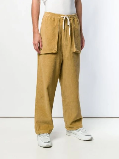 Shop Perks And Mini Pam  Return Corduroy Trousers - Yellow