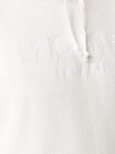Shop Supreme Multi Color Classic Logo Hoodie In White