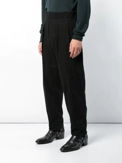 Shop Haider Ackermann Drop-crotch Trousers - Black