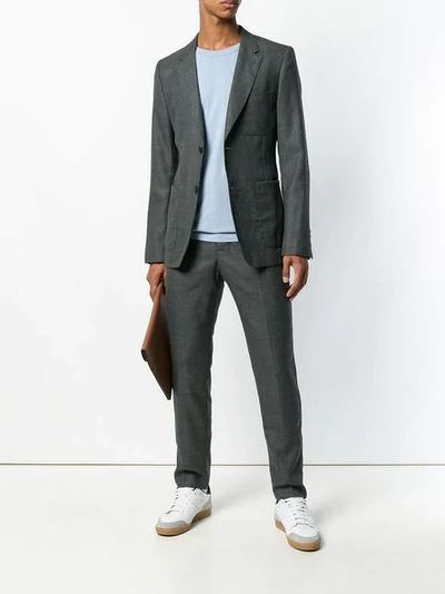Shop Ami Alexandre Mattiussi Carrot Fit Trousers In Grey