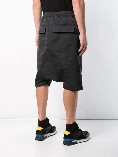 Shop Rick Owens Drop-crotch Shorts In Black