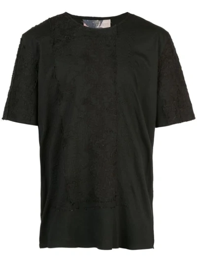 Shop By Walid Lace T In Black