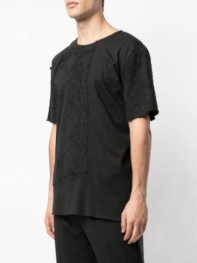 Shop By Walid Lace T In Black