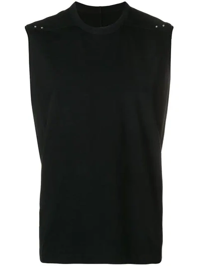 RICK OWENS CASUAL TANK TOP - 黑色