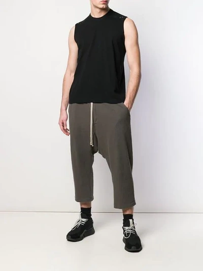 RICK OWENS CASUAL TANK TOP - 黑色