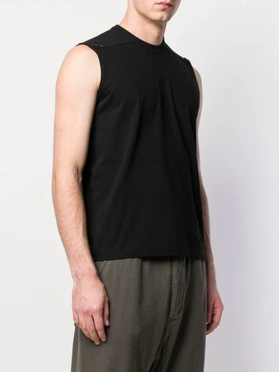 RICK OWENS CASUAL TANK TOP - 黑色