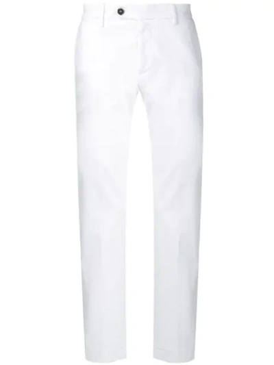 Shop Al Duca D'aosta Straight Leg Trousers In White