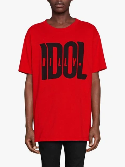 Shop Gucci Oversize T In Red