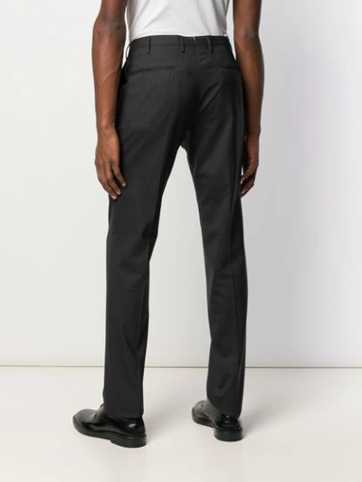 Shop Incotex Slim Tailored Trousers In Grey
