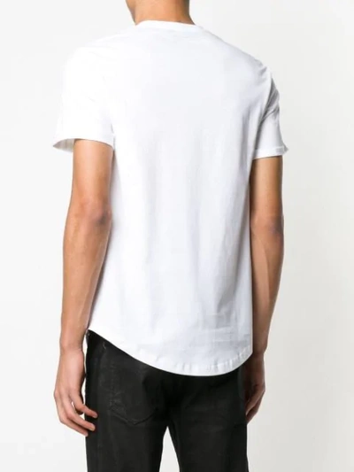 Shop Balmain Logo T-shirt In White