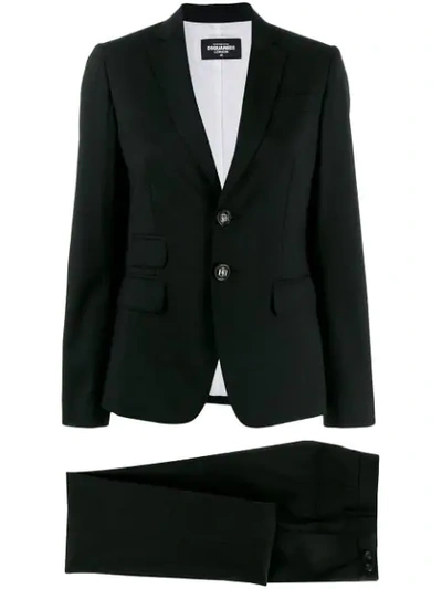 Shop Dsquared2 Slim-fit Suit In Black