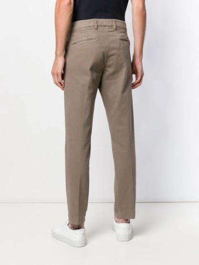 Shop Entre Amis Cropped Trousers - Neutrals