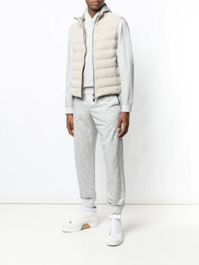 Shop Ermenegildo Zegna Padded Vest In Neutrals