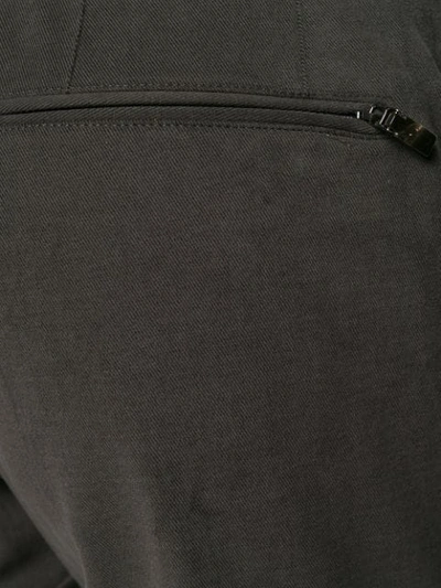 Shop Corneliani Straight-leg Trousers In Grey