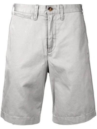 Shop Polo Ralph Lauren Tailored Chino Shorts In Grey
