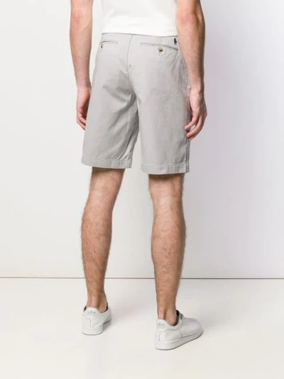 Shop Polo Ralph Lauren Tailored Chino Shorts In Grey