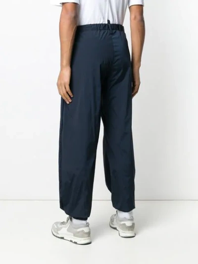 Shop Dsquared2 Wide Leg Trousers In Blue