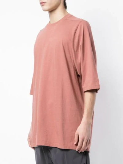 Shop Rick Owens Oversized Crewneck T In Red