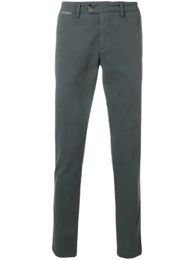 Shop Eleventy Classic Chinos In Grey