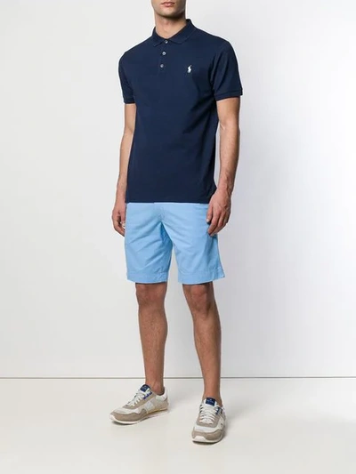 Shop Polo Ralph Lauren Classic Chino Shorts In Blue
