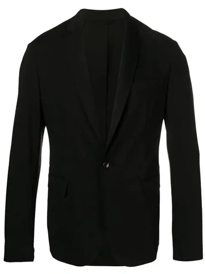 Shop Dondup Classic Formal Blazer In Black