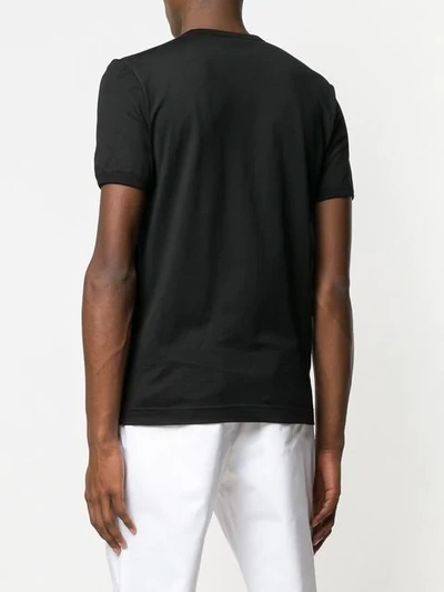 Shop Dolce & Gabbana Logo Patch T-shirt In Black