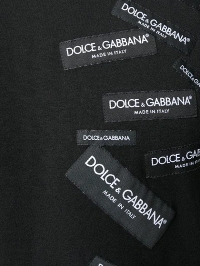 Shop Dolce & Gabbana Logo Patch T-shirt In Black