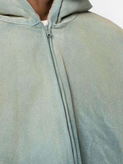 yeezy shearling lined canvas jacket