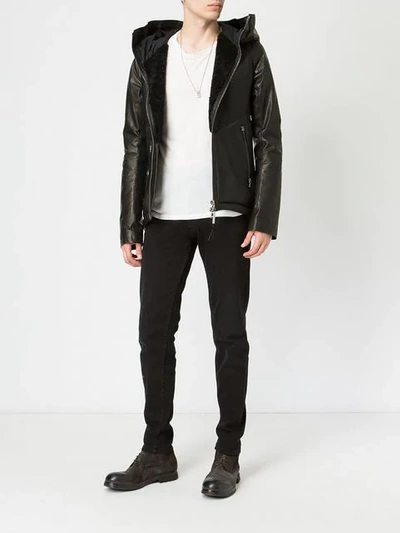Shop Isaac Sellam Experience Balistique Jacket In H19 Noir