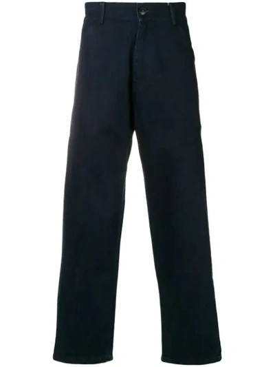 Shop The Silted Company Wide Leg Trousers In Blue
