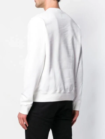 Shop Dsquared2 Punk'n'roll Brothers Sweatshirt In White