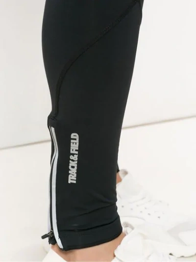 Shop Track & Field Logo Print Leggings In Black