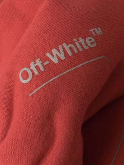 Off-white Logo Jogging Trousers In Red