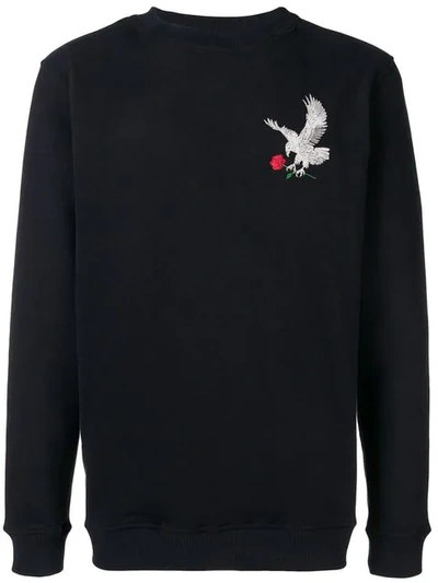 eagle embroidered sweatshirt