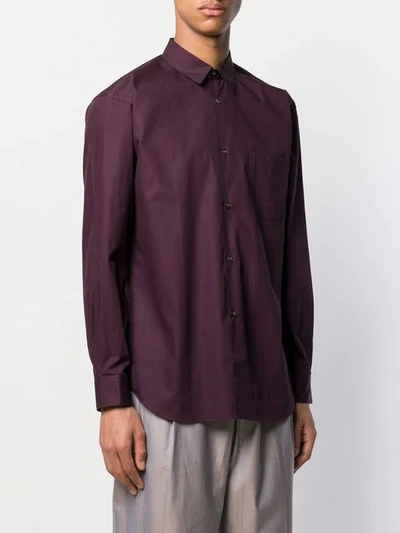 Shop Comme Des Garçons Shirt Button-down-hemd - Rot In Red