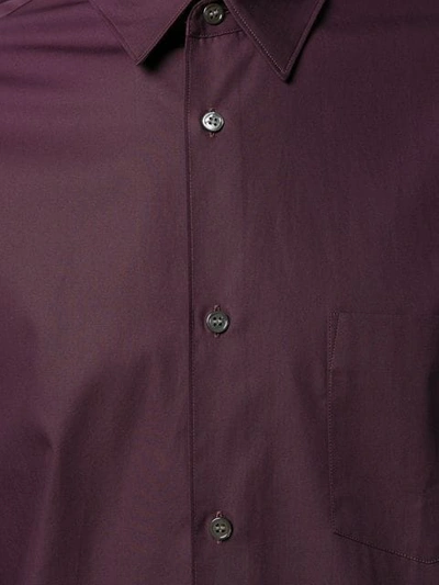 Shop Comme Des Garçons Shirt Button-down-hemd - Rot In Red
