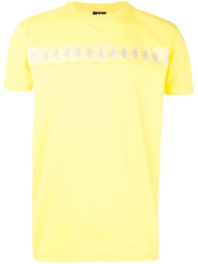 Shop Kappa Logo Band T-shirt In Yellow