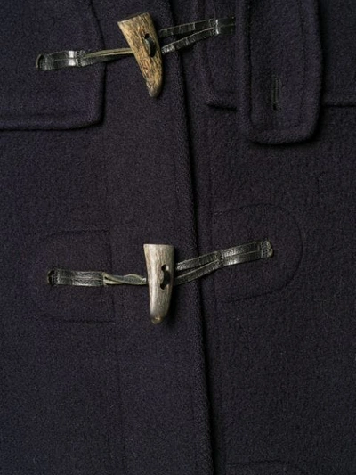 Pre-owned Burberry 1990's Duffle Coat In Blue