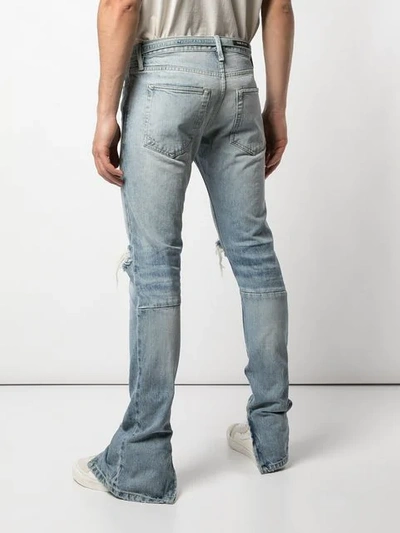 Shop Fear Of God Tie Waist Jeans In Blue