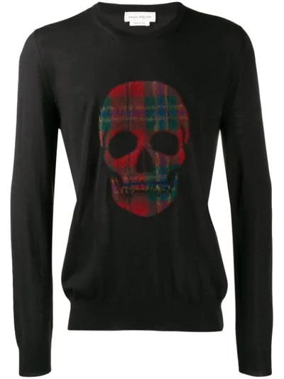 Shop Alexander Mcqueen Skull Motif Jumper In Black