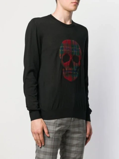 Shop Alexander Mcqueen Skull Motif Jumper In Black